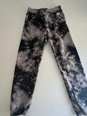 ABERCROMBIE KIDS jogger pants stylish "cloud wash" tie-dye pattern Kids 13/14